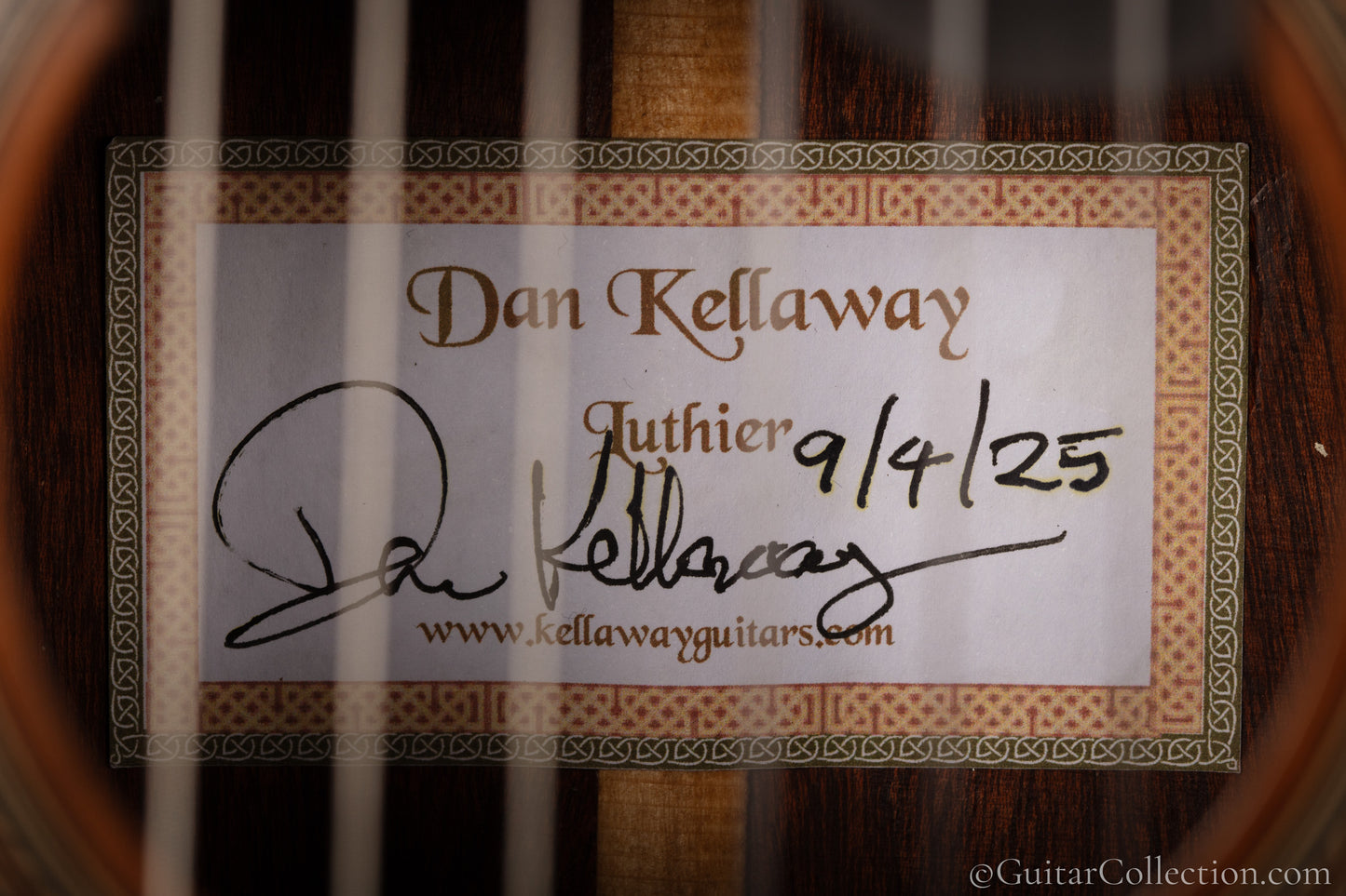 Dan Kellaway 2025 Cedar/Ziricote