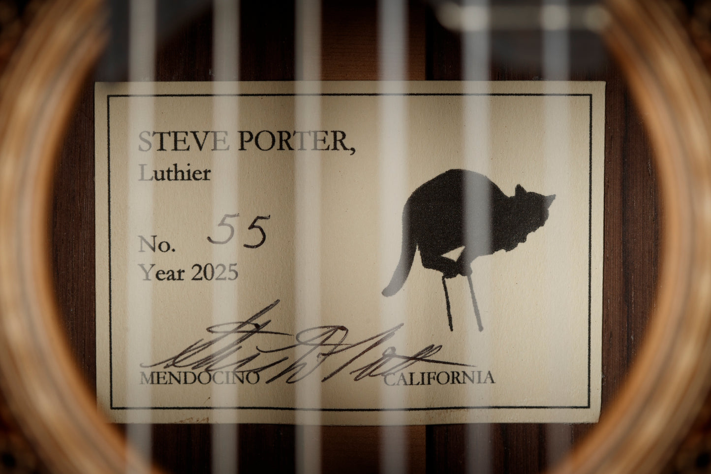 Steve Porter – 2025 | Cedar Lattice Doubletop | Indian Rosewood | Built for GuitarCollection.com