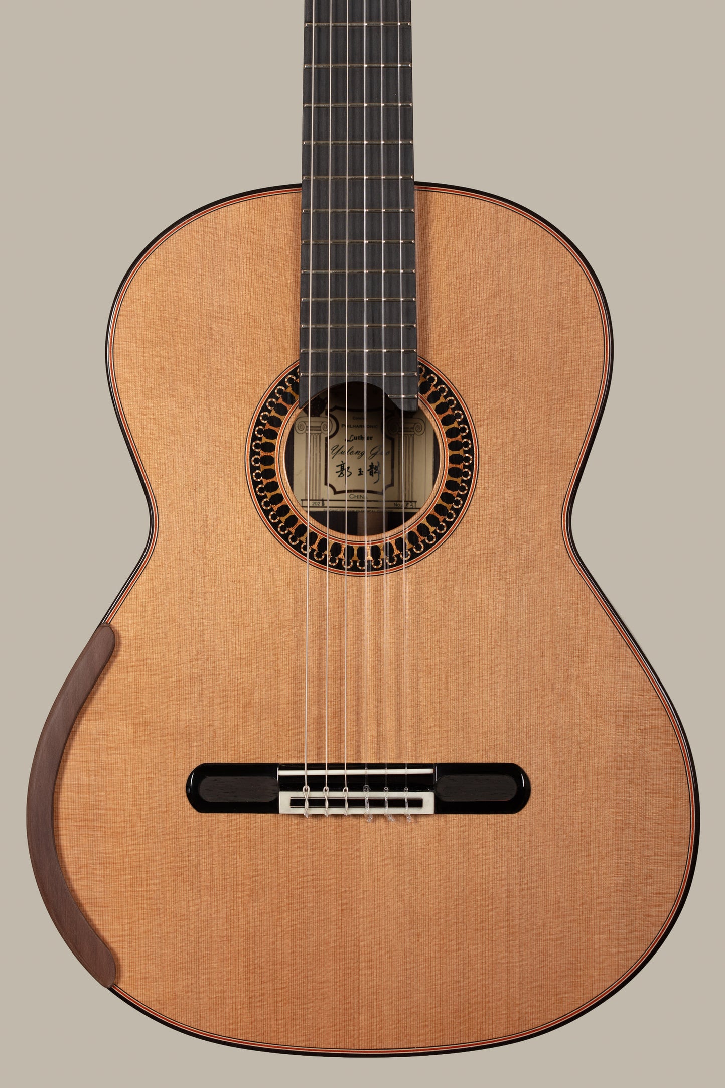 Yulong Guo – 2026 Philharmonic Double Top, Cedar/Indian Rosewood