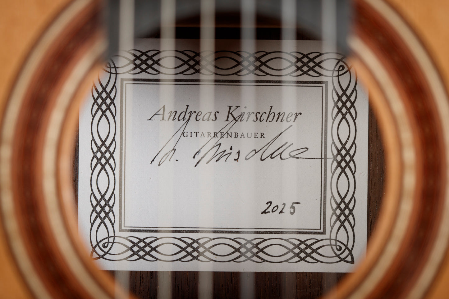 Andreas Kirschner 2025 – Cedar Doubletop, Indian Rosewood