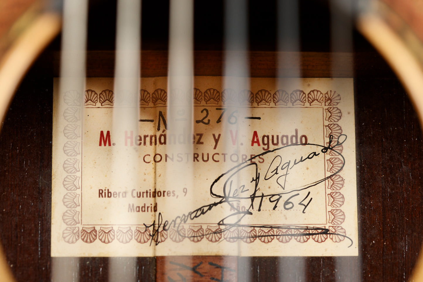 Hernández y Aguado – 1964 | Spruce/Brazilian Rosewood | Legendary Spanish Maker