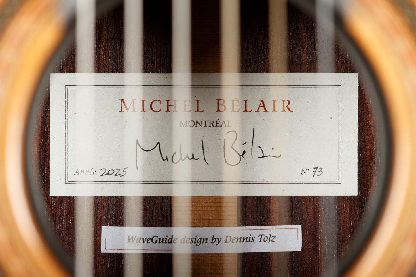 Michel Belair – 2025 Double Top | Cedar / Indian Rosewood