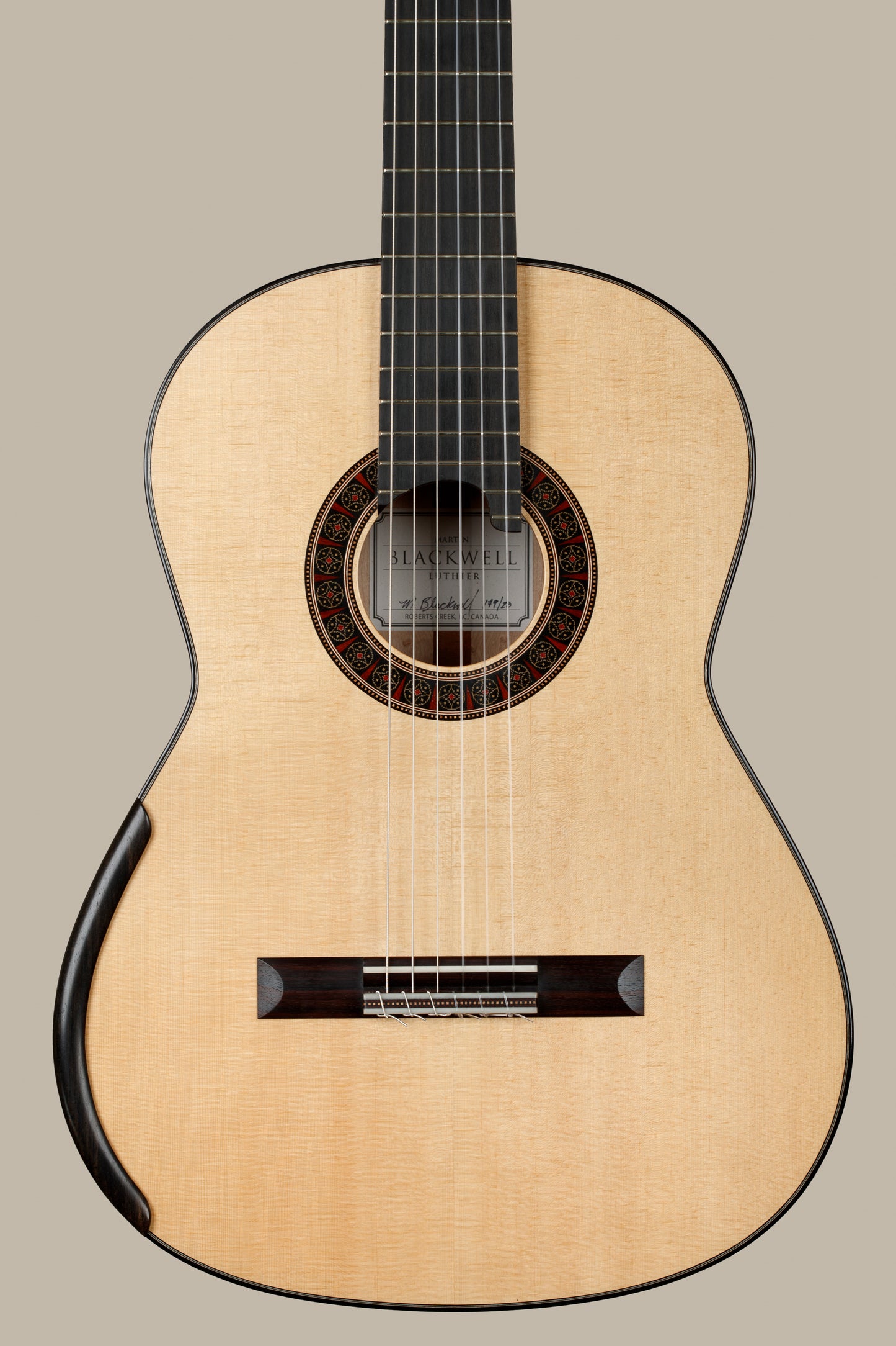 Martin Blackwell 2020 Spruce / Maple Doubletop Classical Guitar