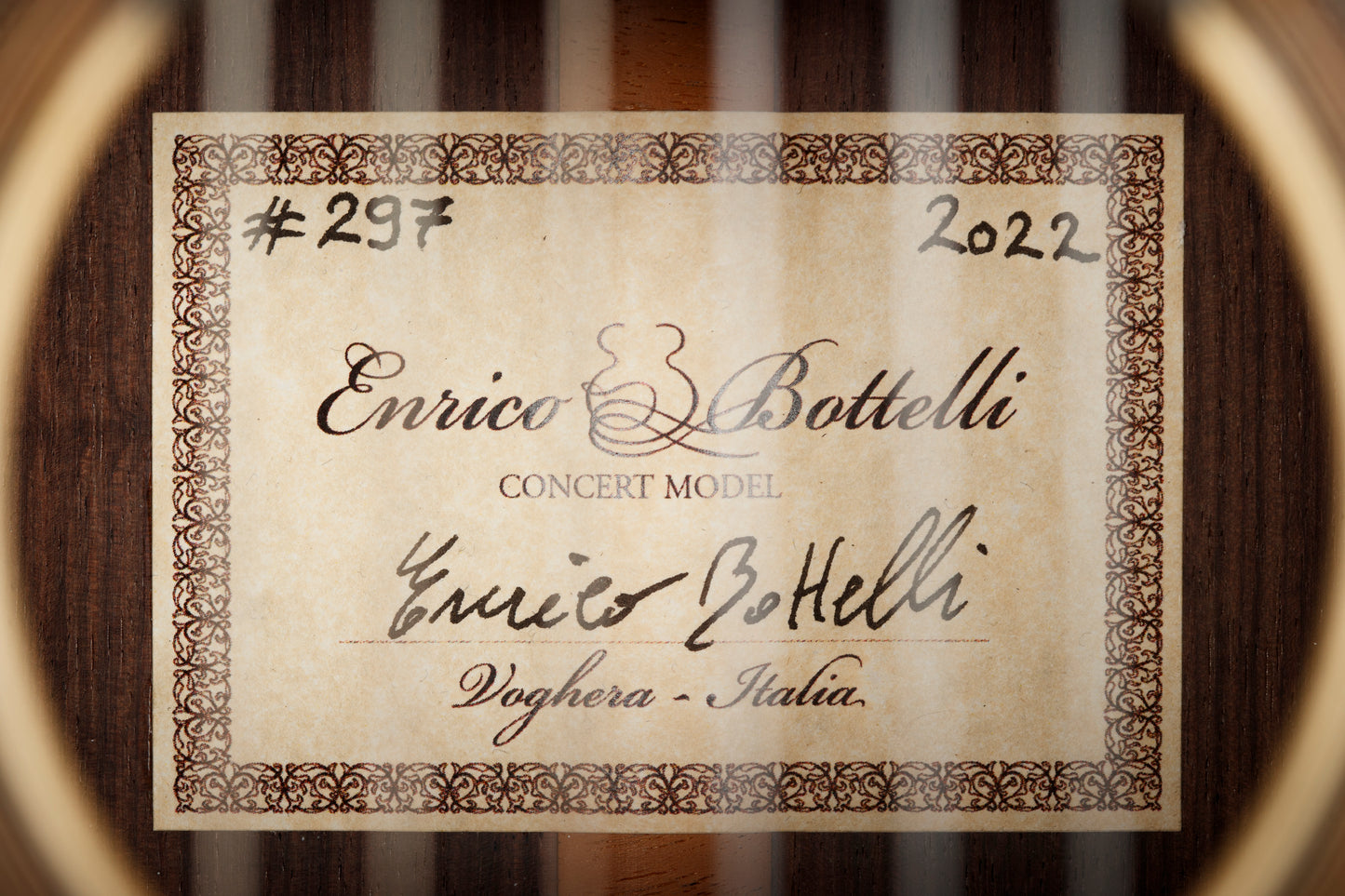 2022 Enrico Bottelli – Spruce / Indian Rosewood