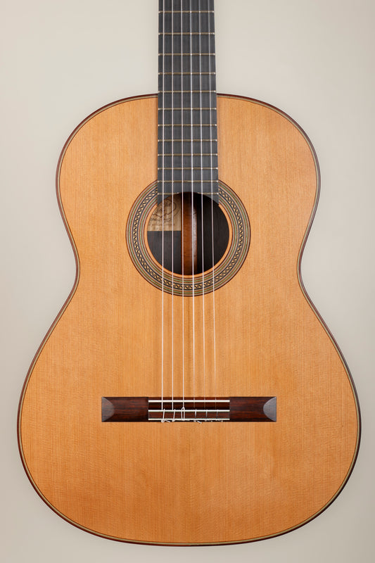 Jeffrey Elliott – 2020 Cedar / Brazilian Rosewood Classical Guitar