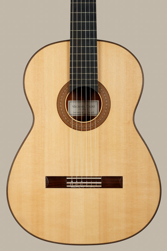 Michael Cadiz – 2018 Spruce Top, Pau Ferro Back & Sides, Traditional Bracing