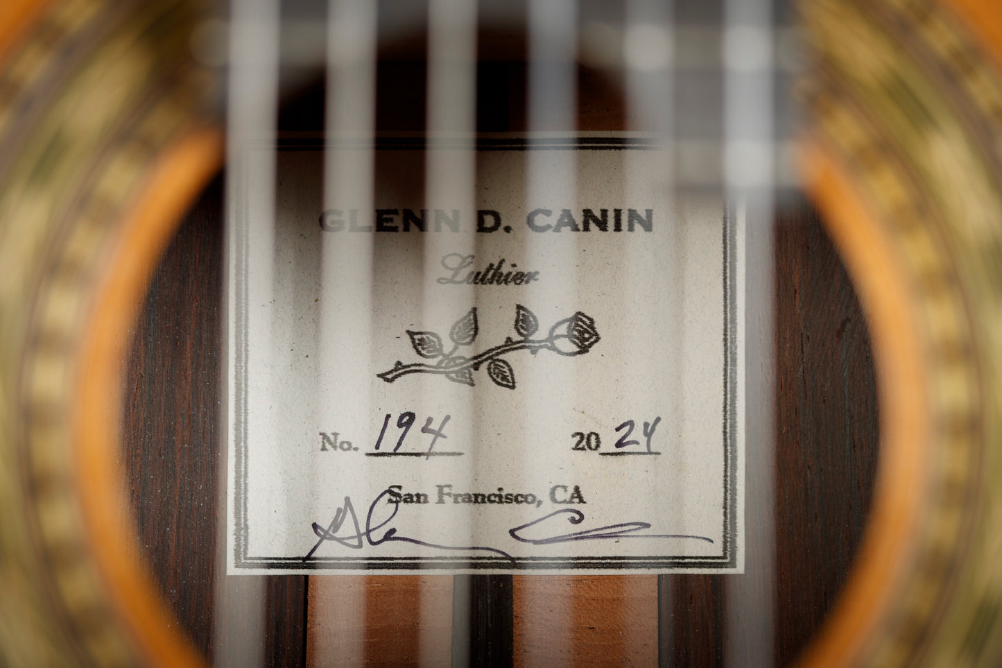 2024 Glenn Canin Cedar Double Top No. 194