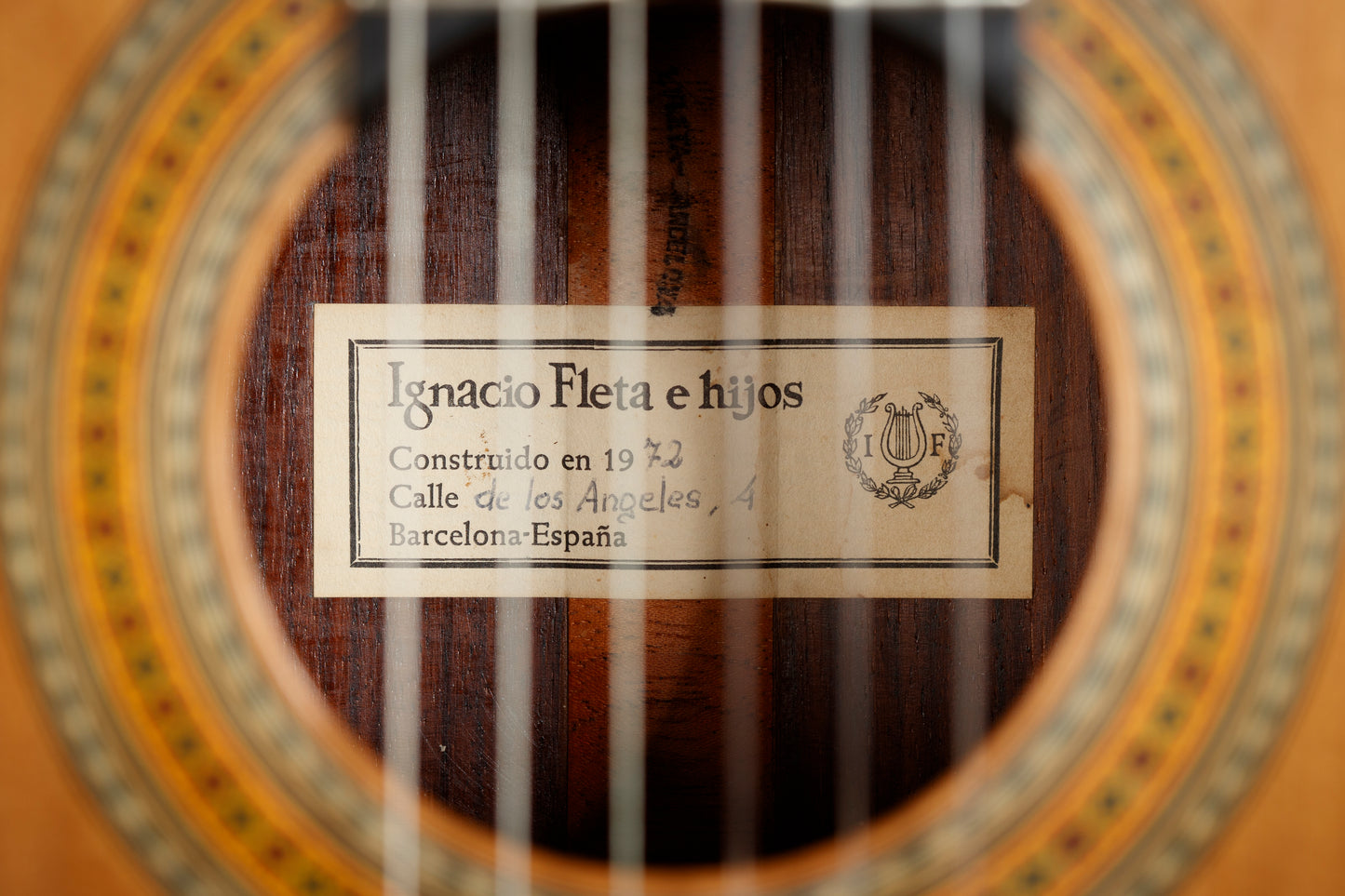 1972 Ignacio Fleta  Cedar / Indian Rosewood