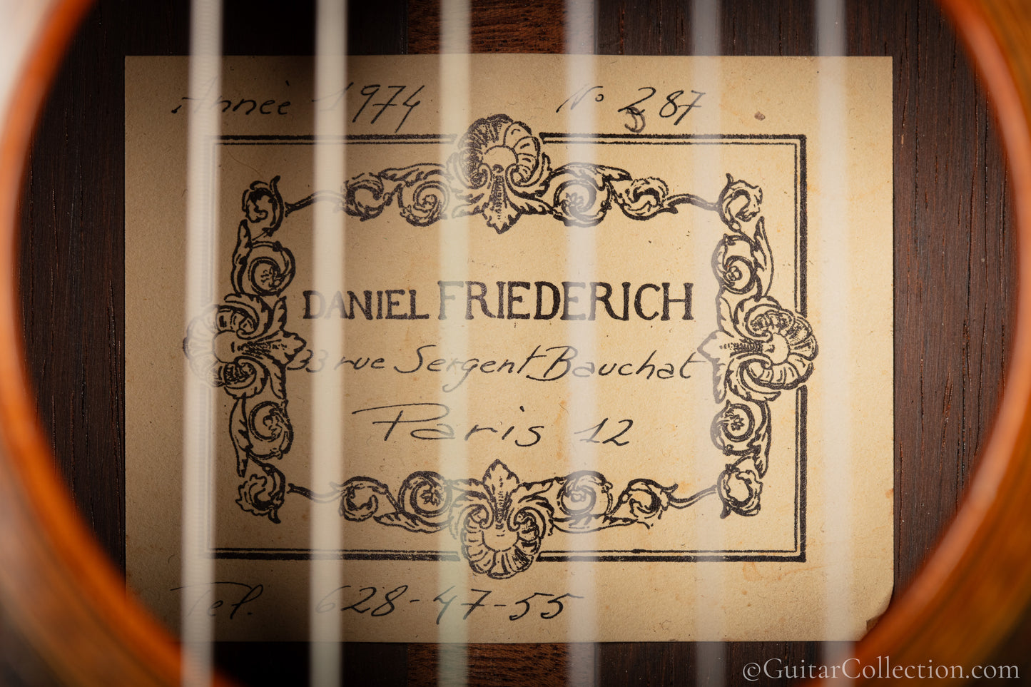 Daniel Friederich 1974 #387 Cedar/Brazilian