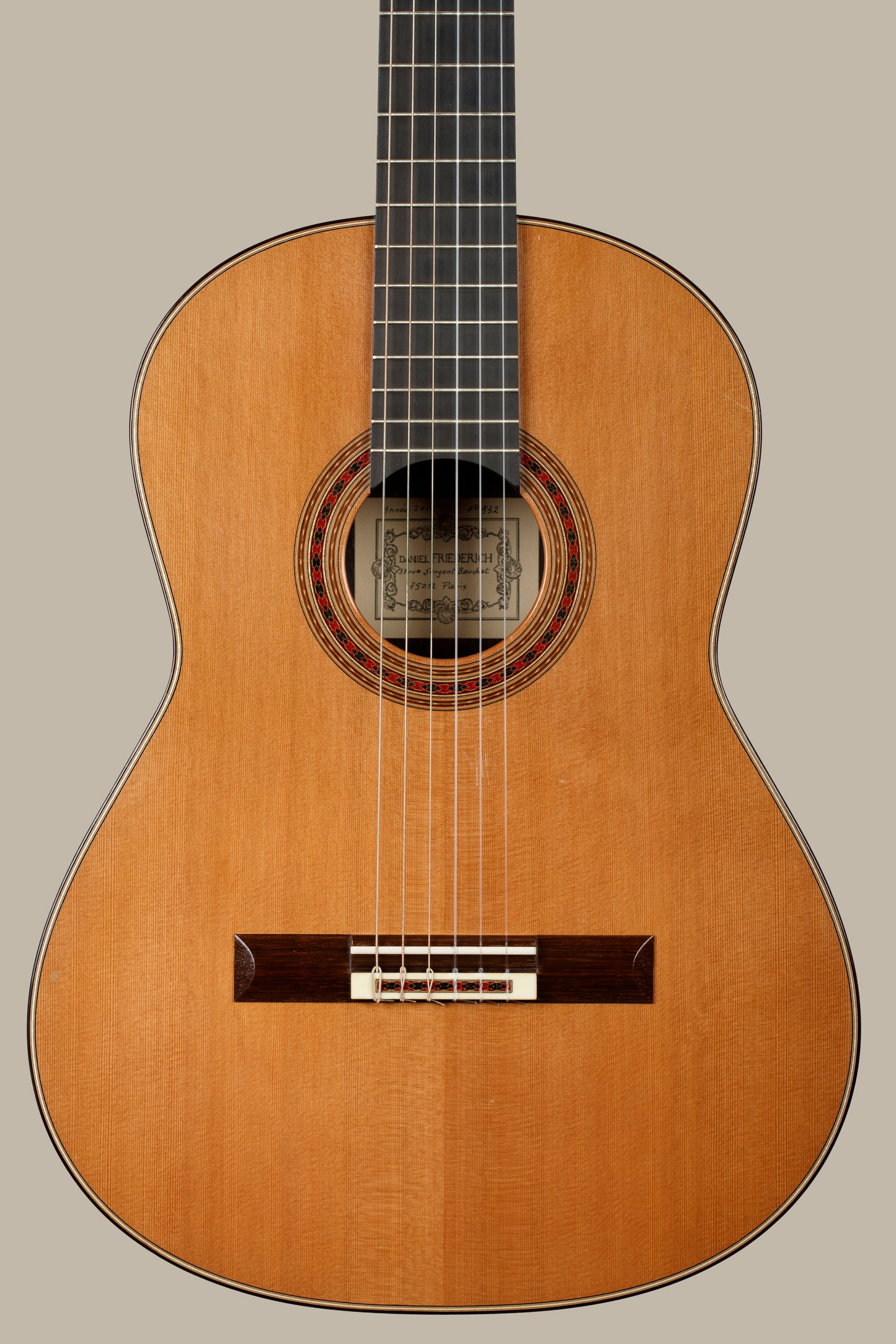 Daniel Friederich 2012 Cedar / Indian Rosewood Classical Guitar
