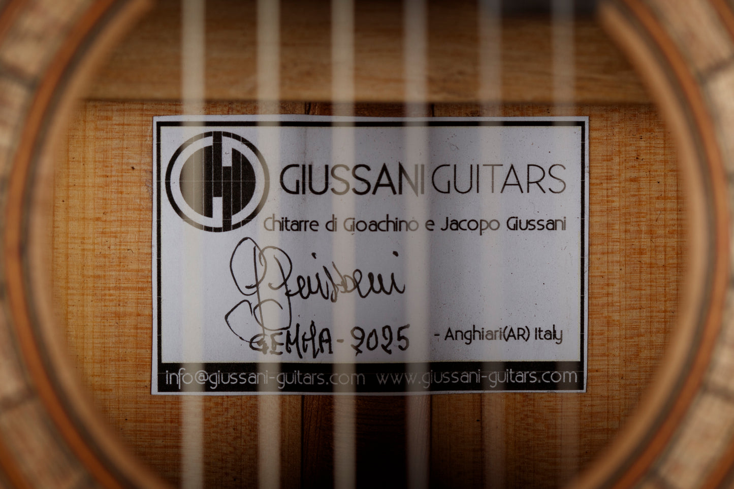 Gioachino Giussani – 2025 | Cedar/Lattice Braced | Cypress Back & Sides | Doubled Sides | Soundport Tornavoz