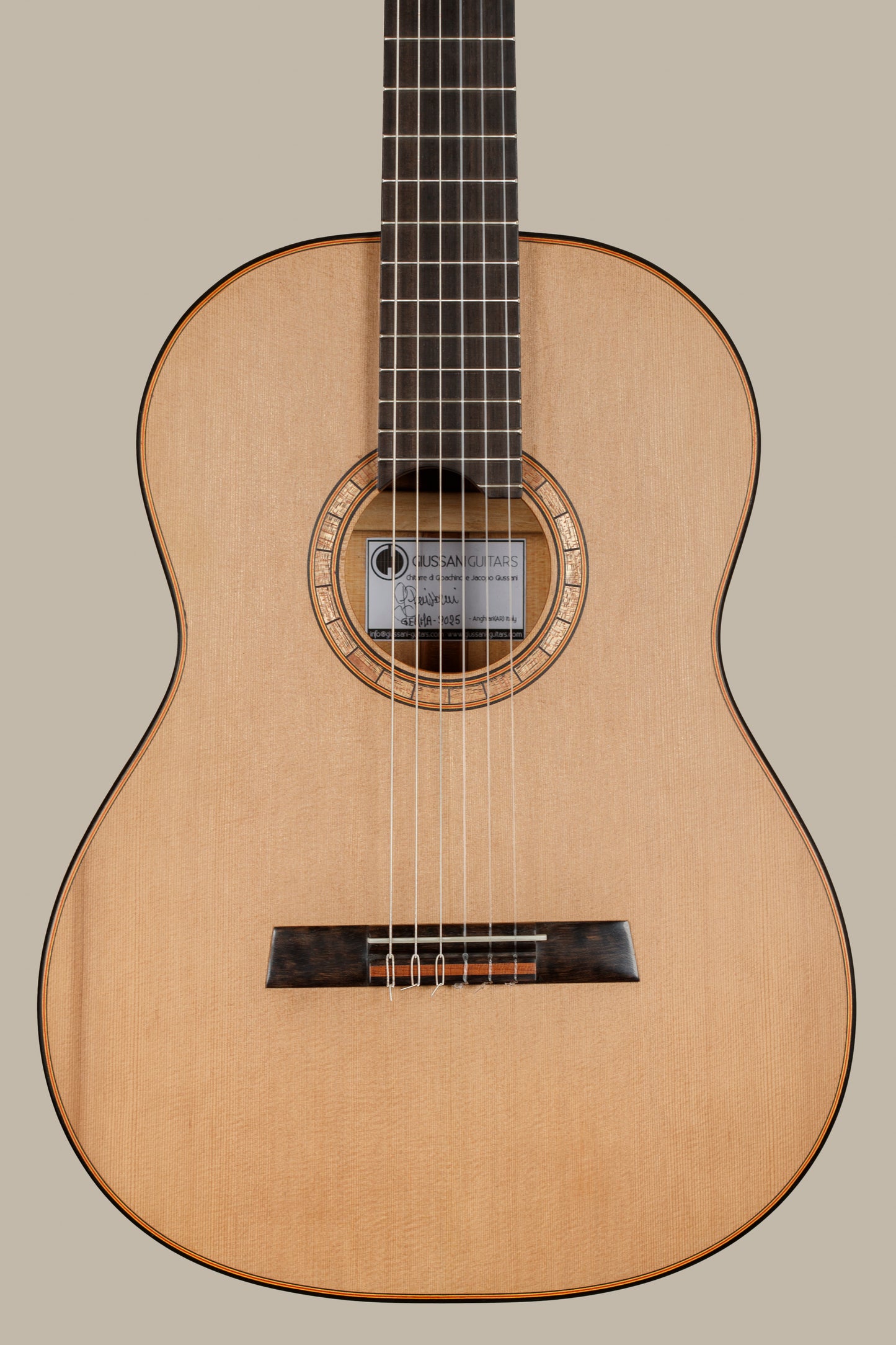 Gioachino Giussani – 2025 | Cedar/Lattice Braced | Cypress Back & Sides | Doubled Sides | Soundport Tornavoz