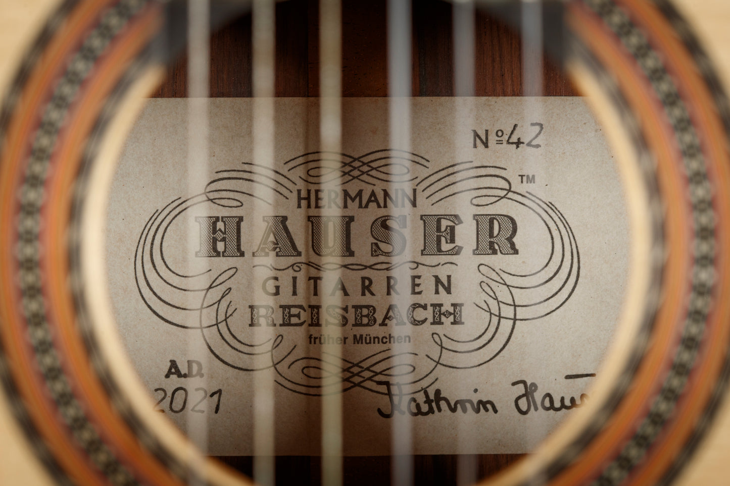 Kathrin Hauser – 2021 | Spruce/Brazilian Rosewood | 646mm Scale | Traditional Bracing