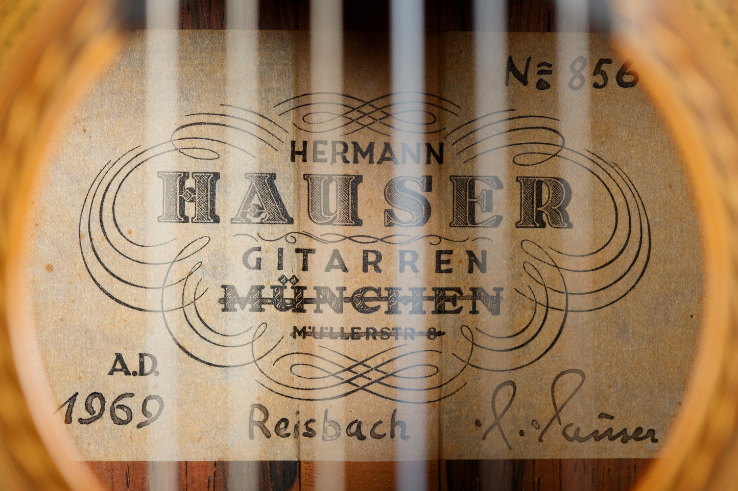 Hermann Hauser II 1969 “Llobet” Model – Spruce / Brazilian Rosewood (642mm)