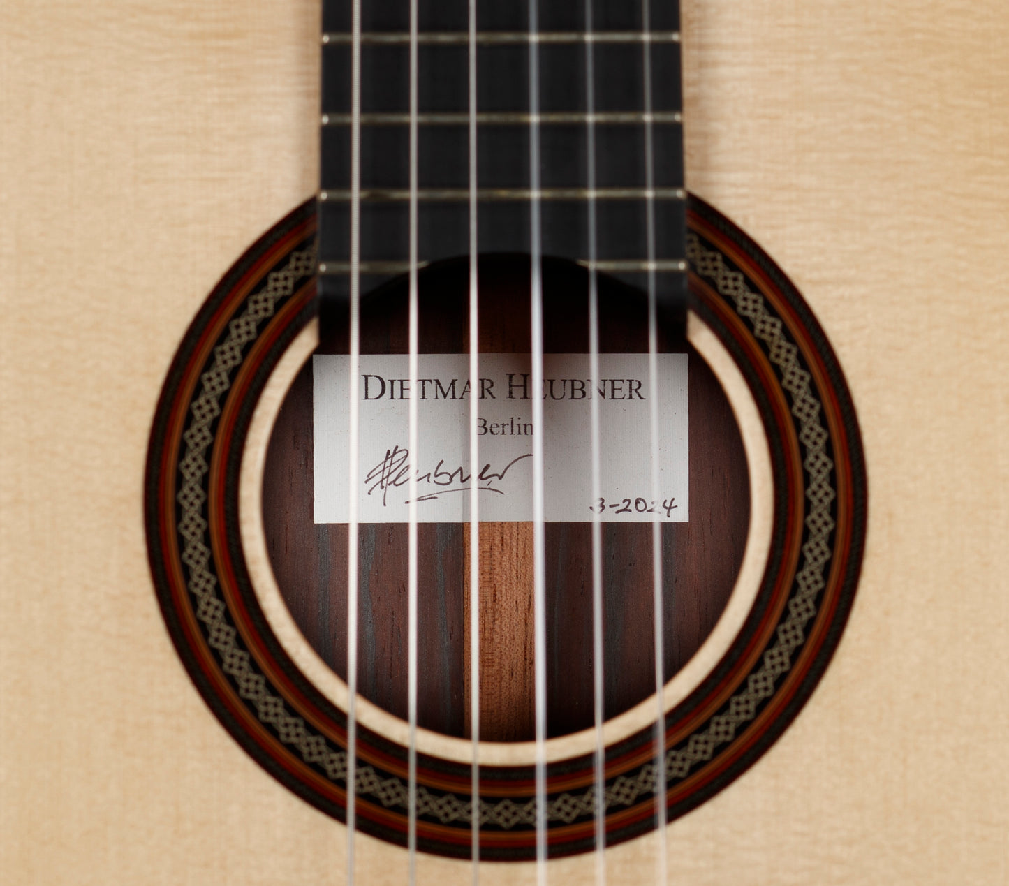 Dietmar Heubner – 2024 Spruce / "Bois de Rose" Rosewood Classical Guitar