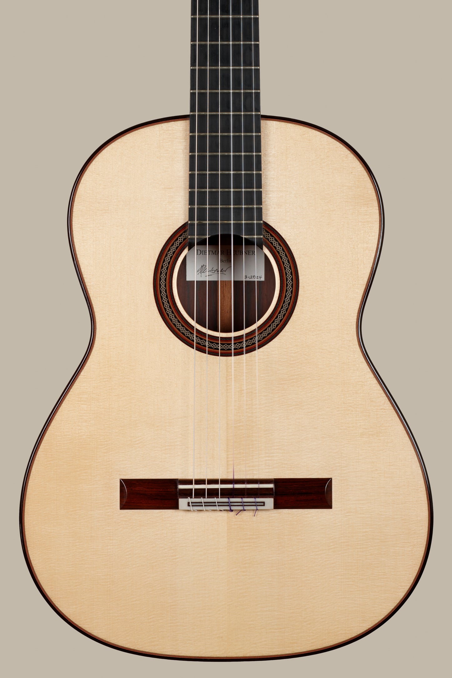 Dietmar Heubner – 2024 Spruce / "Bois de Rose" Rosewood Classical Guitar