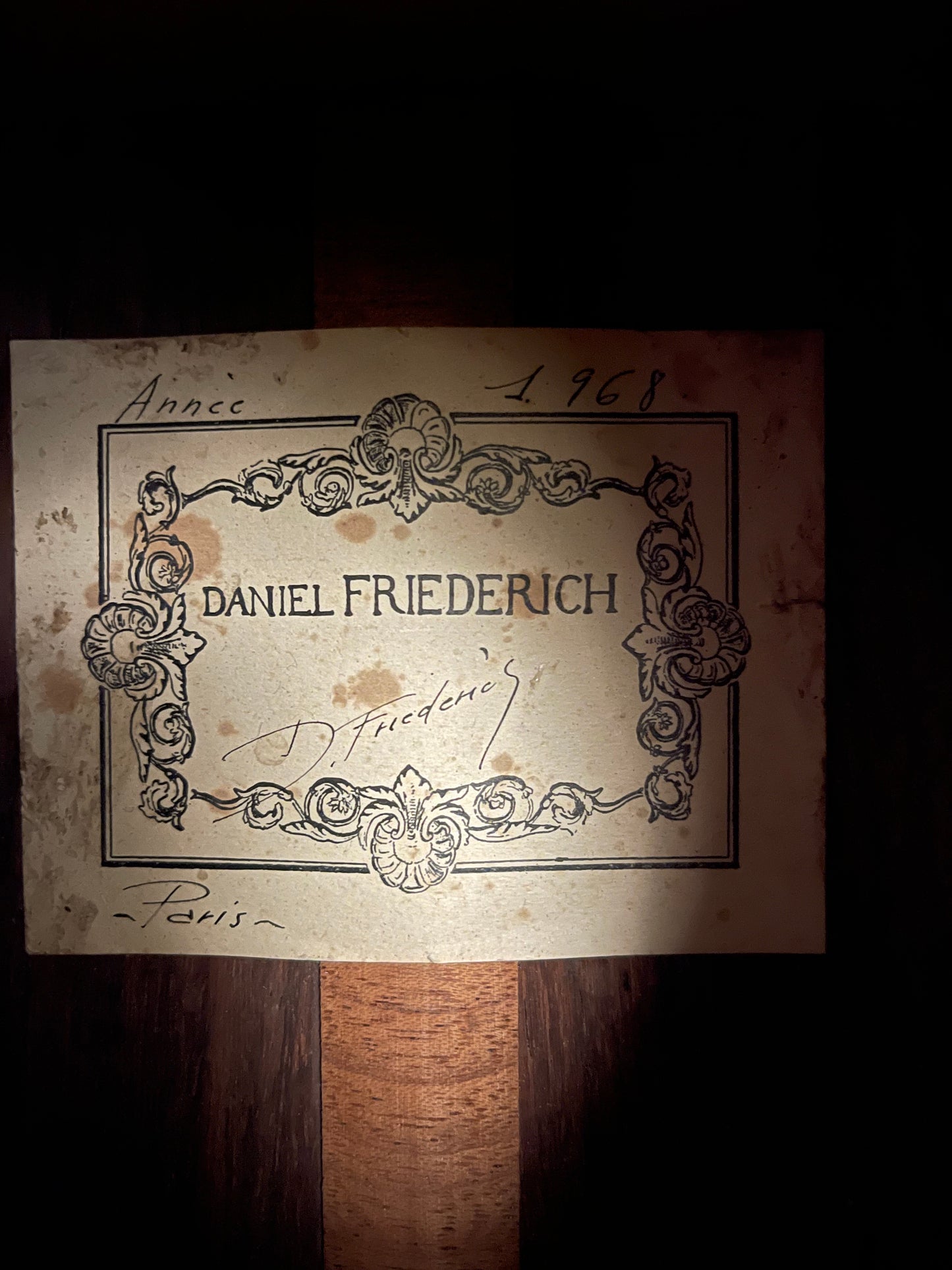 Daniel Friederich 1968 "Recital"