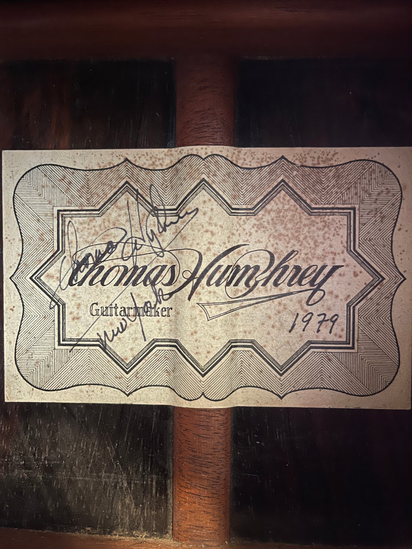 Thomas Humphrey 1979 Spruce/Brazilian Rosewood Classical Guitar