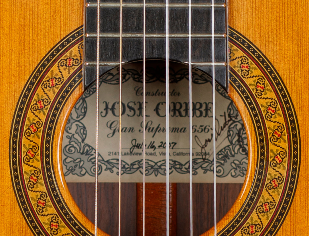 José Oribe – 2007 Grand Suprema | Western Red Cedar / Cocobolo