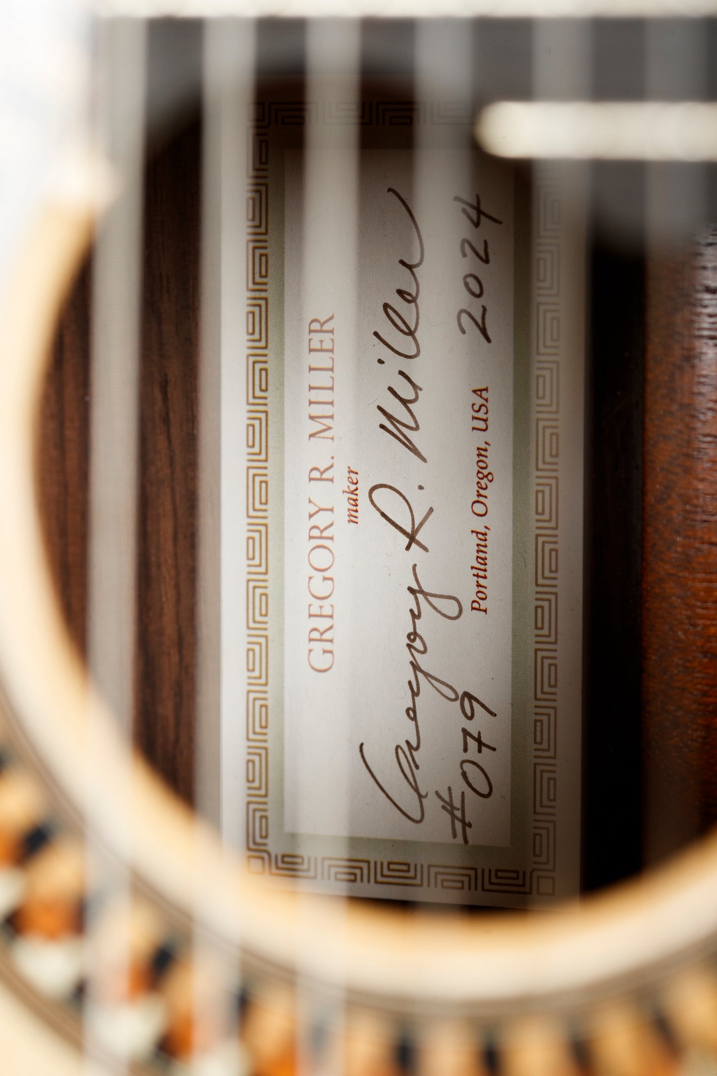 Gregory Miller 2024 (Spruce / Rosewood)