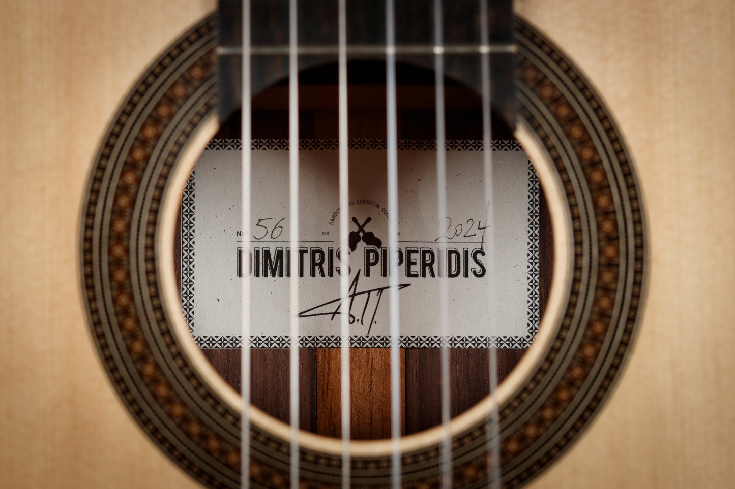 Dimitris Piperidis – 2025 Spruce / Indian Rosewood Classical Guitar