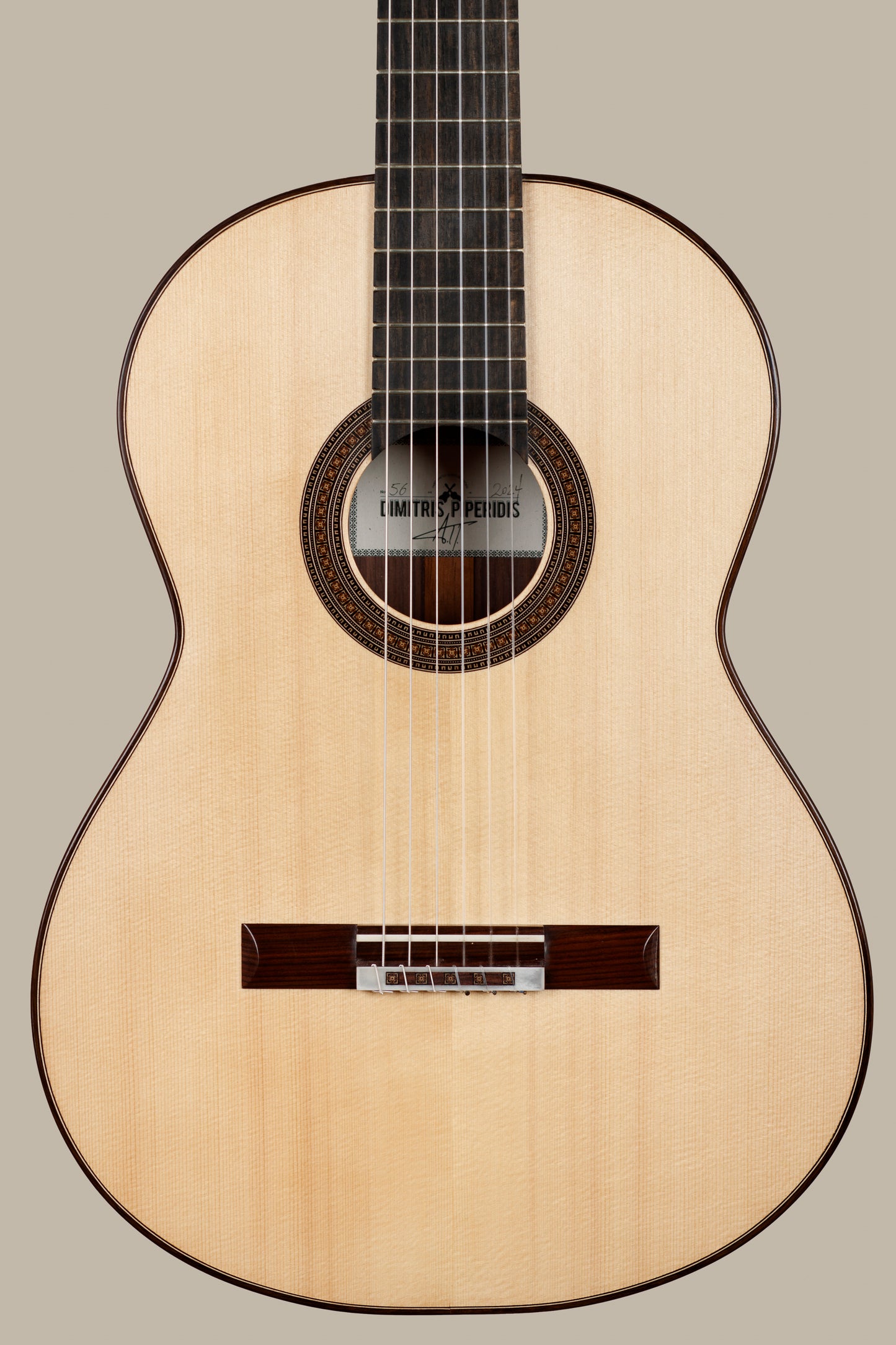 Dimitris Piperidis – 2025 Spruce / Indian Rosewood Classical Guitar