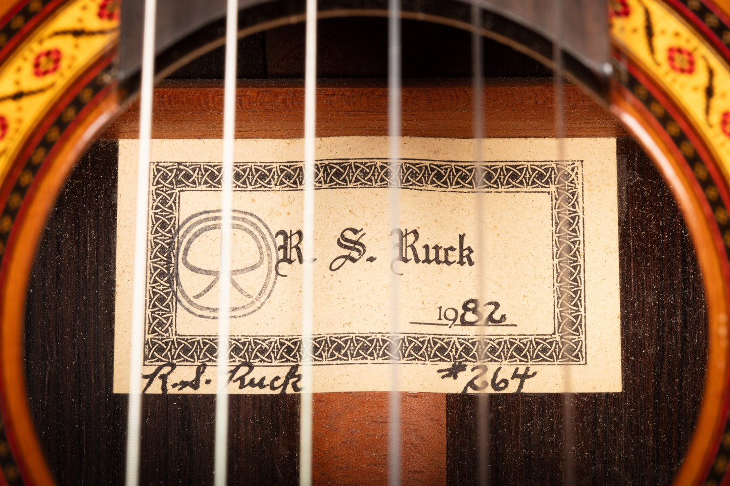 Robert Ruck – 1982 Cedar & Brazilian Rosewood Classical Guitar