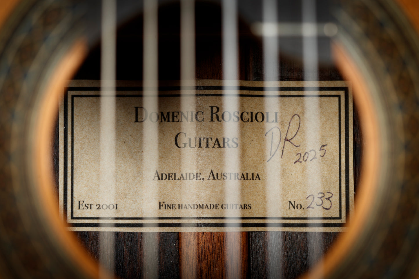 Domenic Roscioli 2025 – Cedar / Amara Ebony Lattice