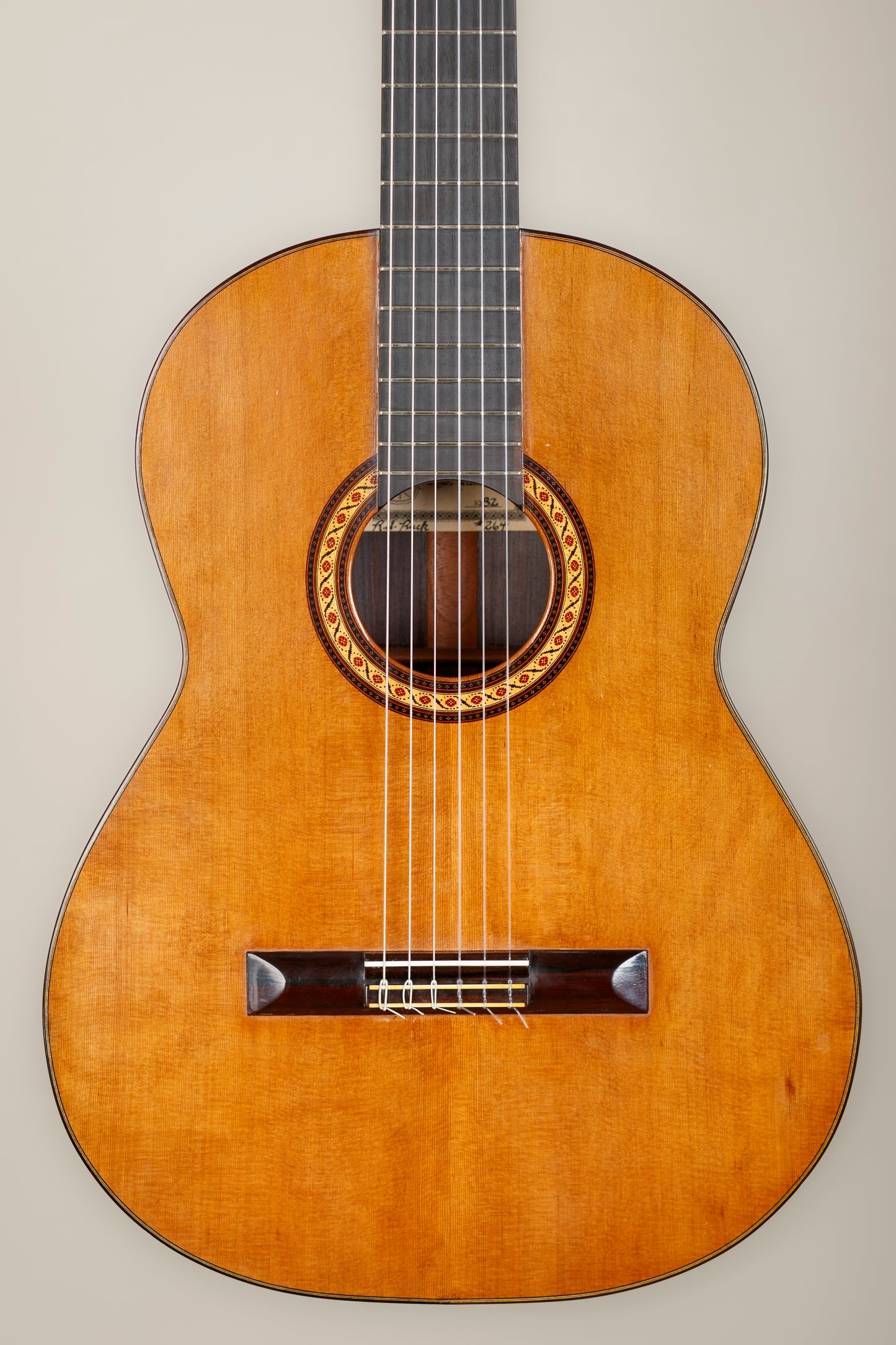 Robert Ruck – 1982 Cedar & Brazilian Rosewood Classical Guitar