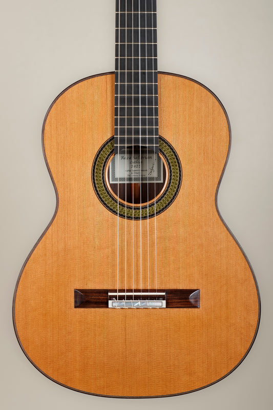 Reza Safavian – 2025 Cedar / Indian Rosewood Double-Top Classical Guitar
