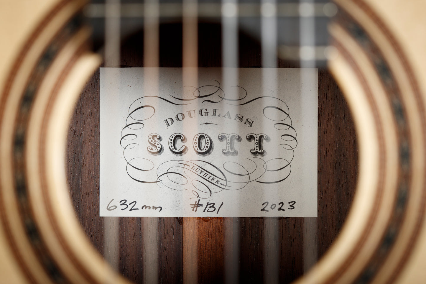 Douglass Scott 2023 – 632mm Short Scale | Spruce / Indian Rosewood