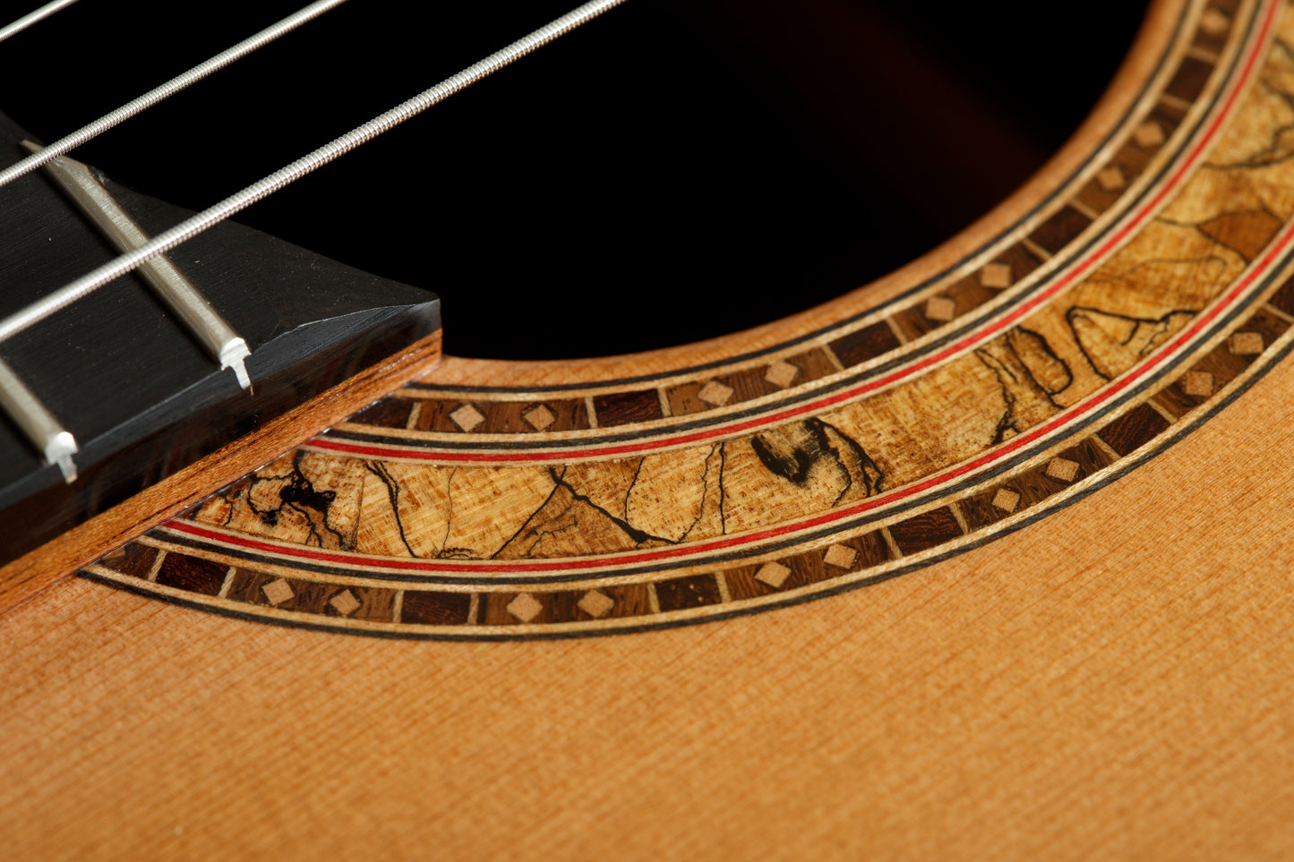 Jeff Sigurdson 2025 Cedar Doubletop (No. 624) 640mm scale – Indian Rosewood back & sides – Balsa core – Armrest & soundport