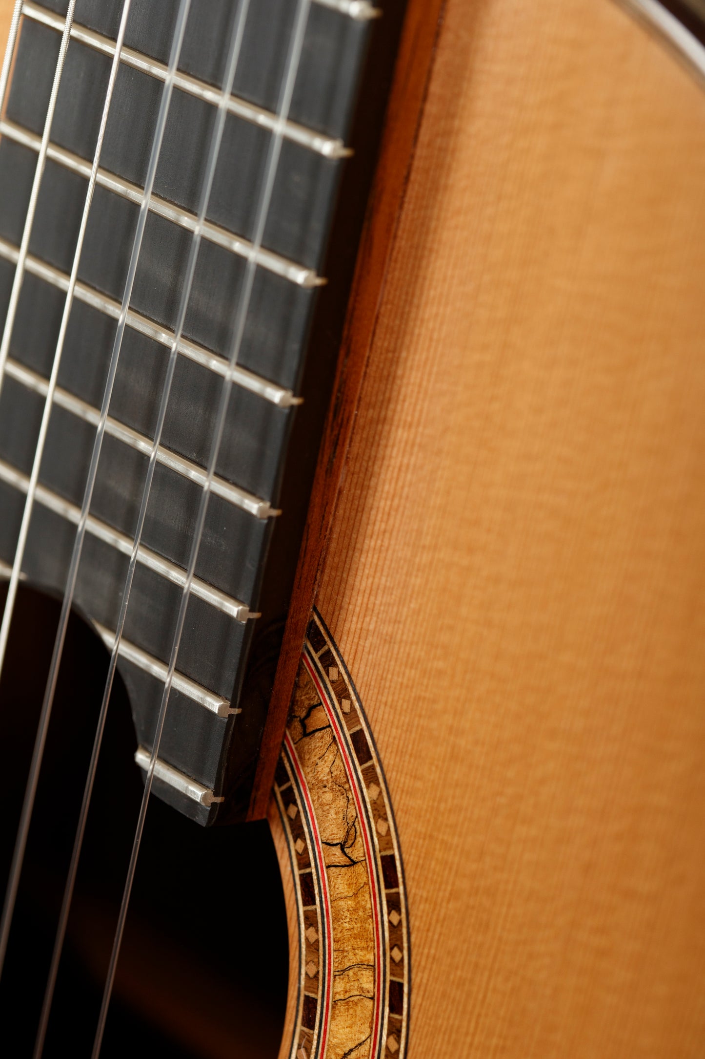 Jeff Sigurdson 2025 Cedar Doubletop (No. 624) 640mm scale – Indian Rosewood back & sides – Balsa core – Armrest & soundport