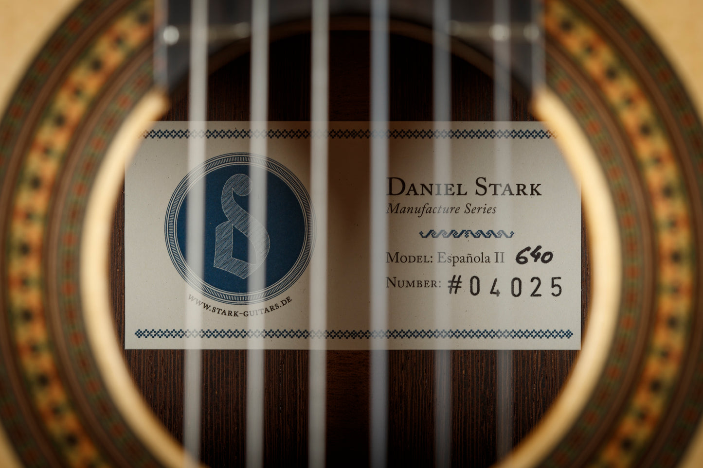 Daniel Stark "Española II" 640 - Spruce/Wenge - NEW