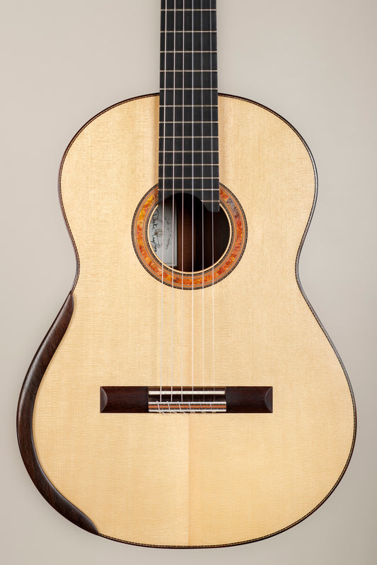 Dake Traphagen 2018 Spruce / Brazilian Rosewood Double-Top Classical Guitar
