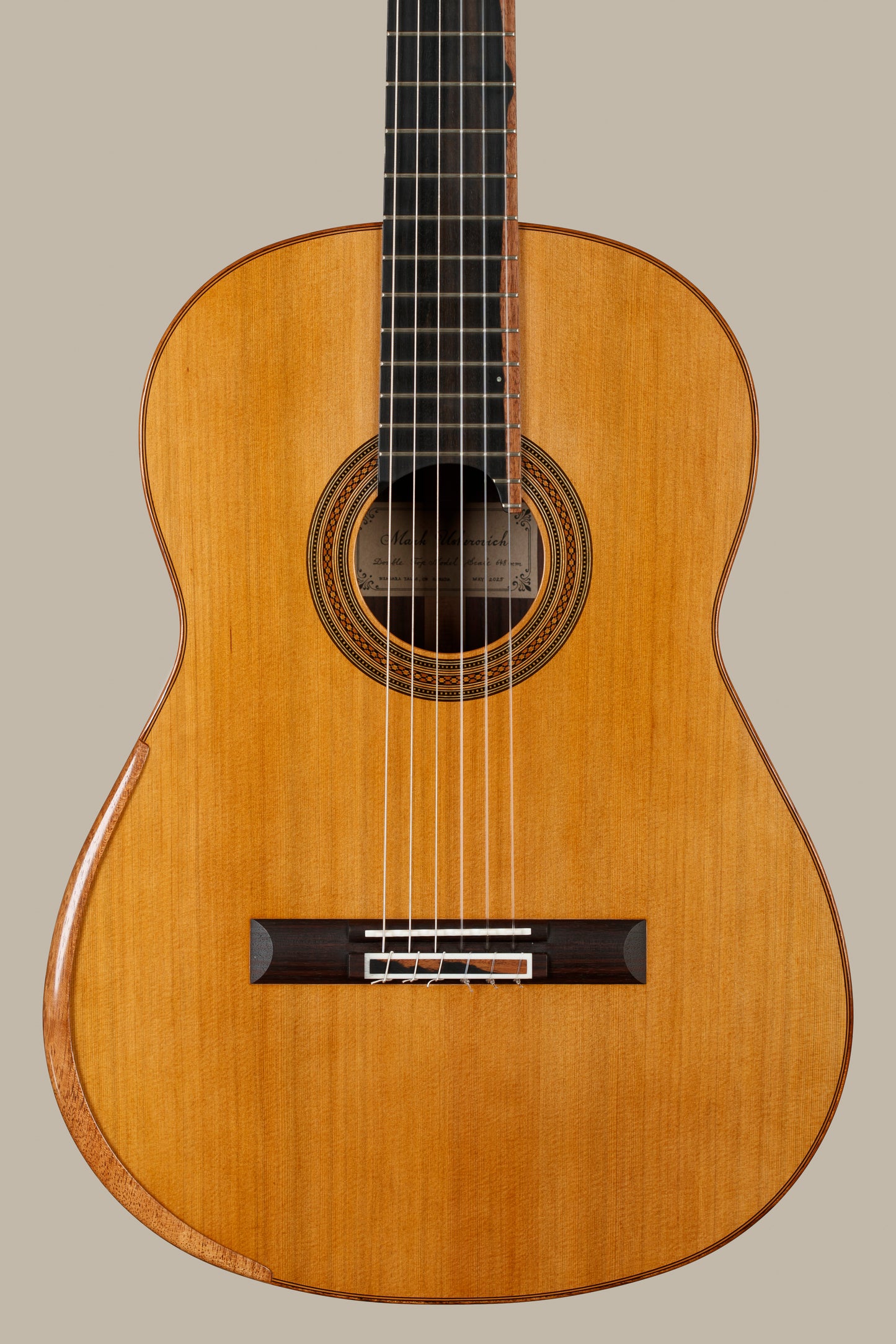 Mark Usherovich – 2025 Cedar/Balsa Double Top, Indian Rosewood, 648mm