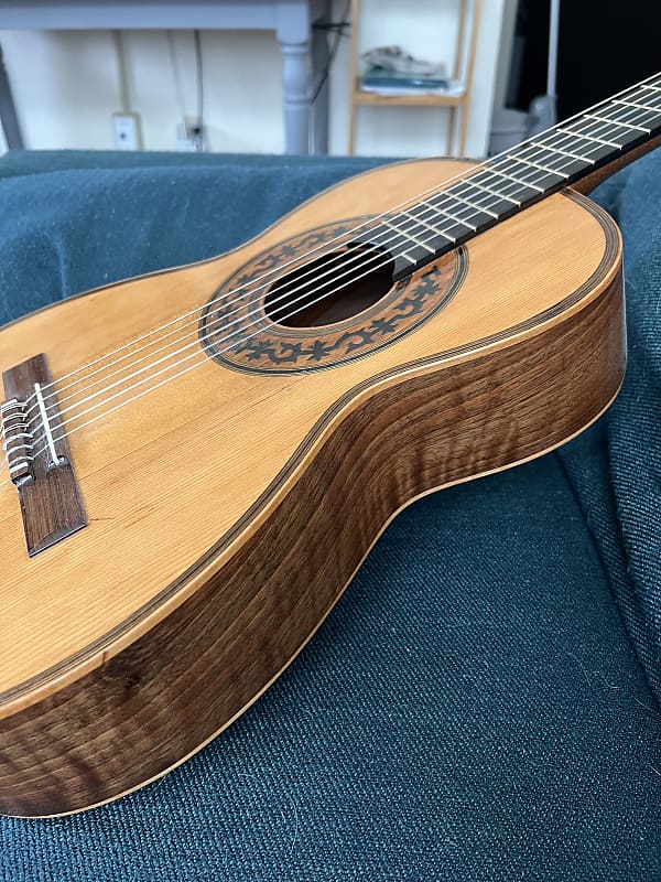 1892 J. Cortes Classical guitar made in Valencia, Spain. Spruce/Walnut